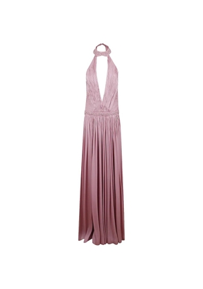 Costarellos pleated maxi dress - Pink