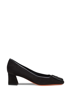 Santoni suede pumps - Black