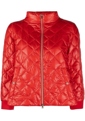 Herno Ultralight diamond-quilted down jacket - Red