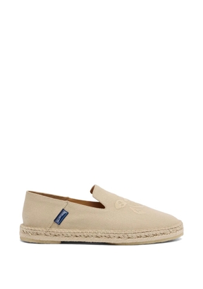 Vilebrequin embroidered canvas espadrilles - Neutrals