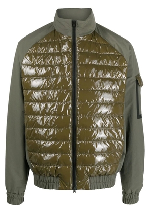 Herno feather down zip-up jacket - Green