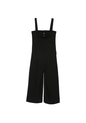 Isabel Benenato button zip jumpsuit - Black