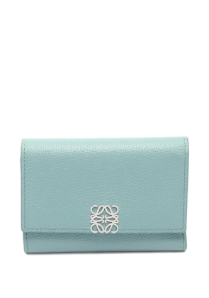 Loewe Pre-Owned Anagram leather wallet - Green