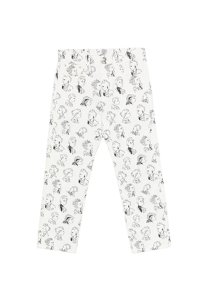 R13 printed jeans - White