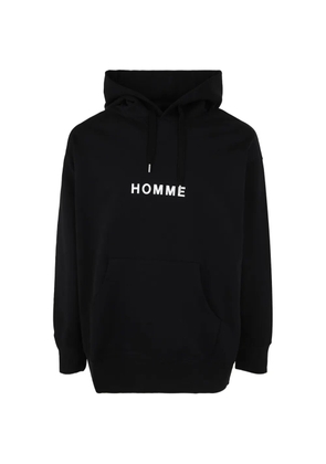 Comme des Garçons Homme Plus logo hoodie - Black