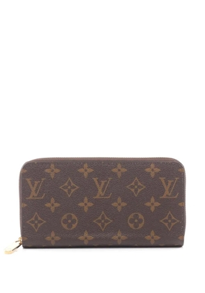 Louis Vuitton Pre-Owned zippy monogram round wallet - Brown