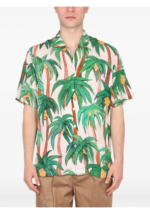 Endless Joy palm-print shirt - Neutrals