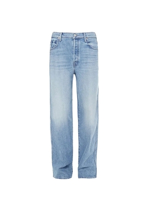 MOTHER buttoned embroidered jeans - Blue