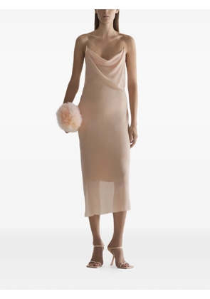Mugler Illusion dress - Neutrals