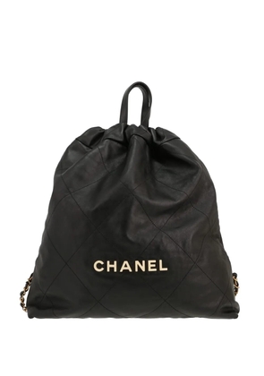 CHANEL Pre-Owned 2020 Chanel 22 backpack - Black