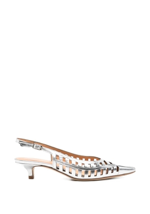 Julie Dee cut-out pumps - Silver