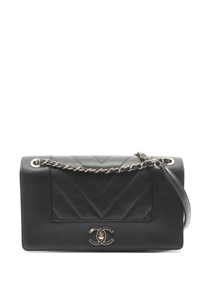 CHANEL Pre-Owned 2017-2018 Mademoiselle Double Flap shoulder bag - Black