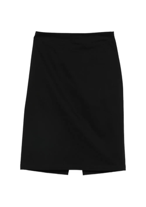 the M.. slit midi skirt - Black