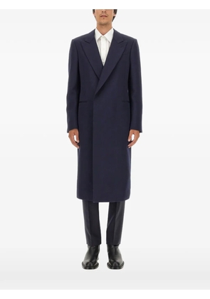 Alexander McQueen double-breasted coat - Blue
