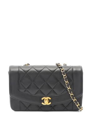 CHANEL Pre-Owned 1996-1997 Diana Matelasse flap chain shoulder bag - Black