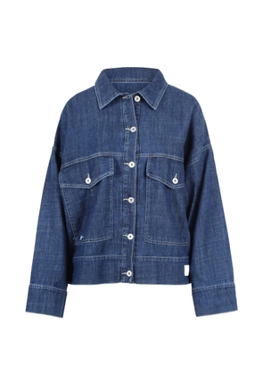 Noumeno Concetp buttoned denim jacket - Blue