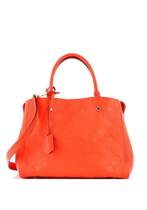 Louis Vuitton Pre-Owned Montaigne Handbag Monogram Empreinte Leather MM satchel - Orange