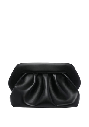 Themoirè Tia gathered clutch bag - Black