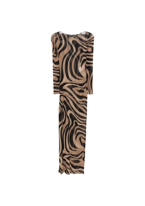 PUCCI patterned maxi dress - Neutrals