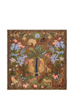 Bimba y Lola jungle.print scarf - Brown