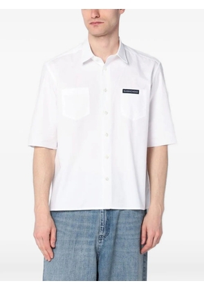 Namacheko logo-patch shirt - White