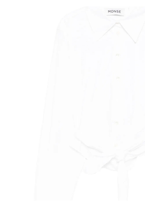 Monse wrap-around shirt - White