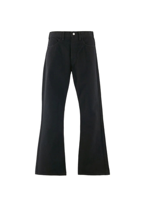 SAINT MXXXXXX buttoned flared trousers - Black