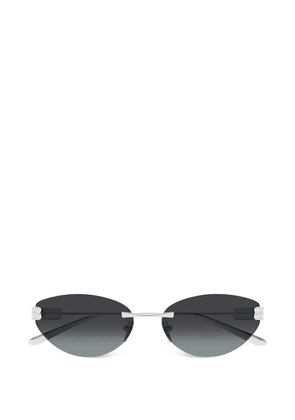Balenciaga Eyewear logo-detail sunglasses - Silver