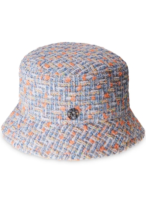 Maison Michel Axel tweed bucket hat - White