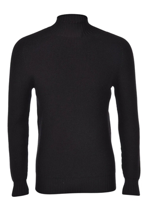 Gran Sasso ribbed high-neck sweater - Black