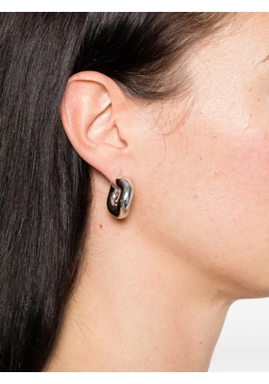 Charlotte Chesnais Wave Blow earrings - Silver