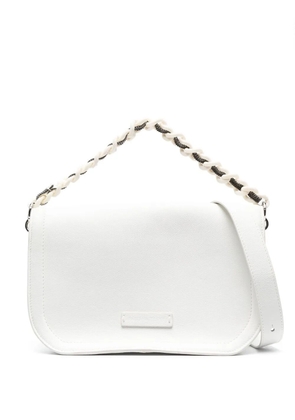 Fabiana Filippi chain-embellished shoulder bag - White
