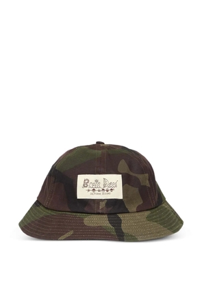 Brain Dead camouflage-pattern hat - Green