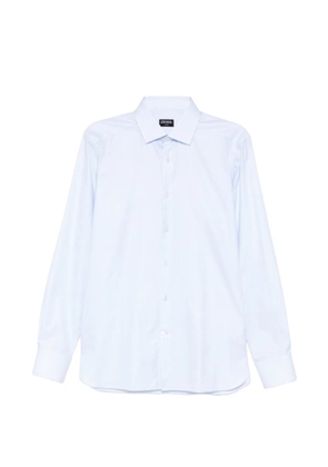 Zegna plaid shirt - Blue