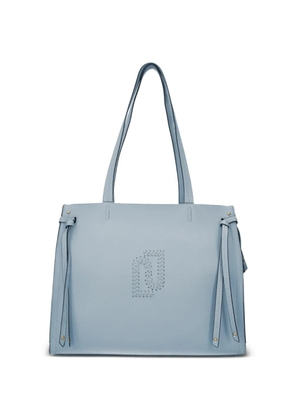 LIU JO large logo tote bag - Blue