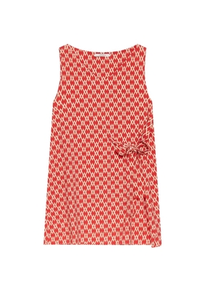 MALIPARMI V-neck top - Red