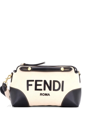 Fendi Pre-Owned Logo By The Way Canvas and Leather Medium satchel - Black