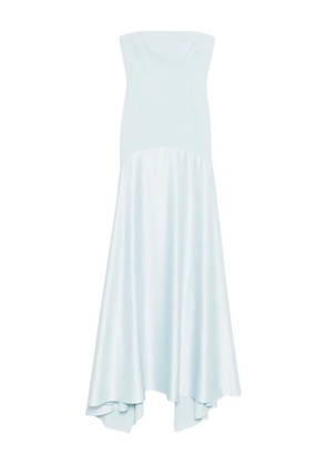Solace London strapless fishtail dress - Blue