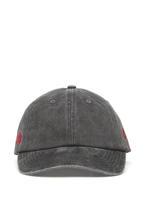 Pleasures Scrawl embroidered cap - Grey