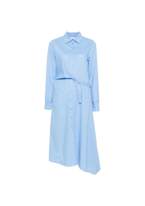 Manuel Ritz asymmetric belted midi dress - Blue