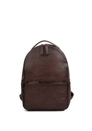 Officine Creative leather backpack - Brown