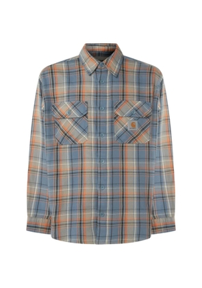 Carhartt WIP plaid pocket shirt - Blue