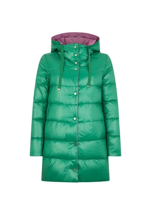 Herno hooded padded coat - Green