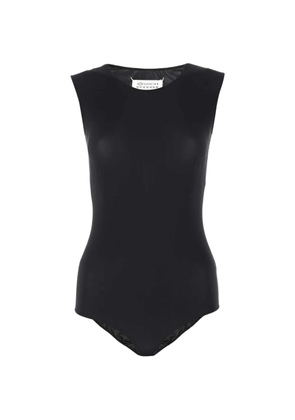 Maison Margiela round neck bodysuit - Black