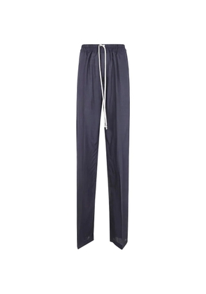 Rick Owens drawstring cotton trousers - Black