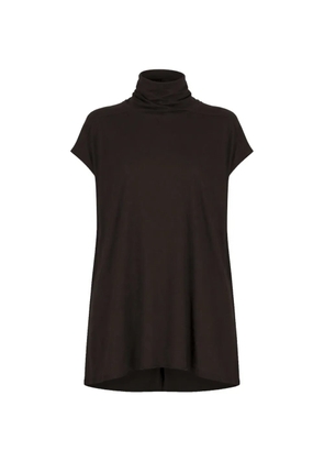 Rick Owens roll-neck top - Black