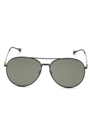 Gucci Eyewear pilot-frame sunglasses - Black