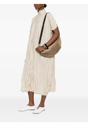 Daniela Gregis tie-waist midi dress - Neutrals