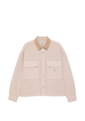 Carhartt WIP W' Prescott two-pocket corduroy-collar shirt - Neutrals