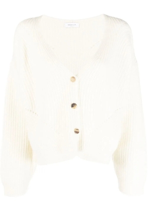 Fabiana Filippi V-neck button cardigan - White